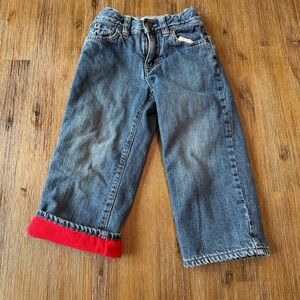 3/24$ Old Navy Toddler Fleece Lined Jeans size 3T